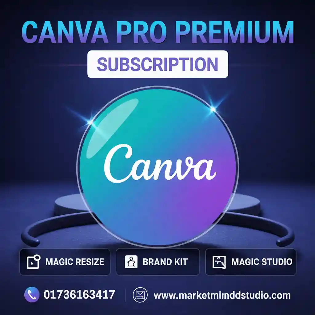 Buy Canva Pro Subscription in BD – Affordable Premium Tools Market Mind Studio