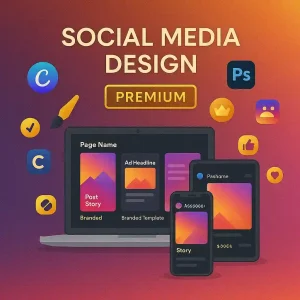 Social Media Design Premium Monthly Package